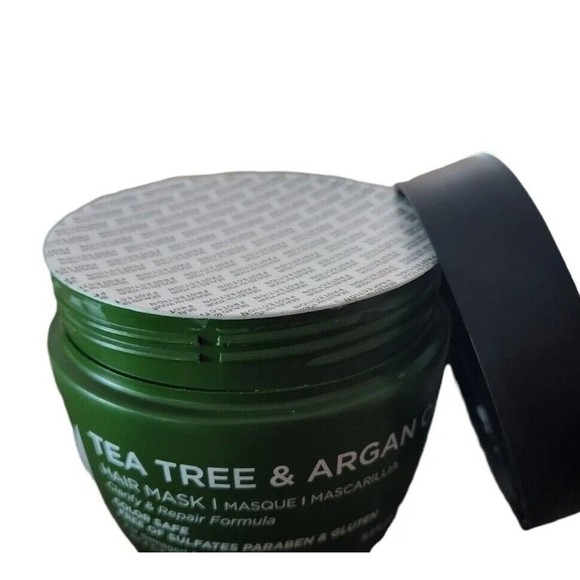 Luseta Tea Tree & Argan Oil Hair Mask 16.9 oz Damaged Repair Clarify Oily Hair - Picture 2 of 7